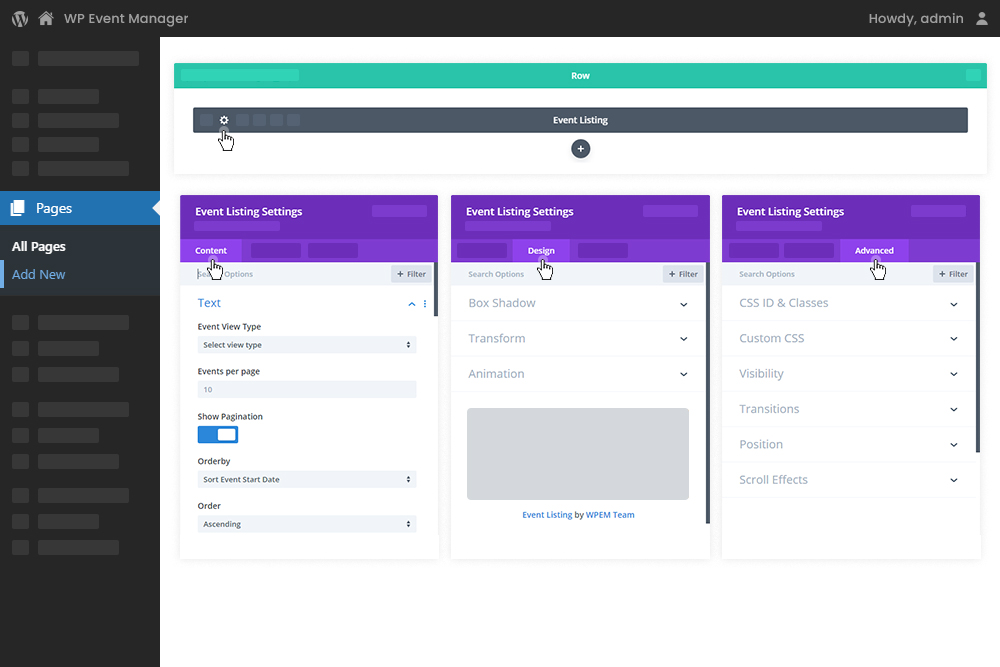 Divi Element Detailed Settings