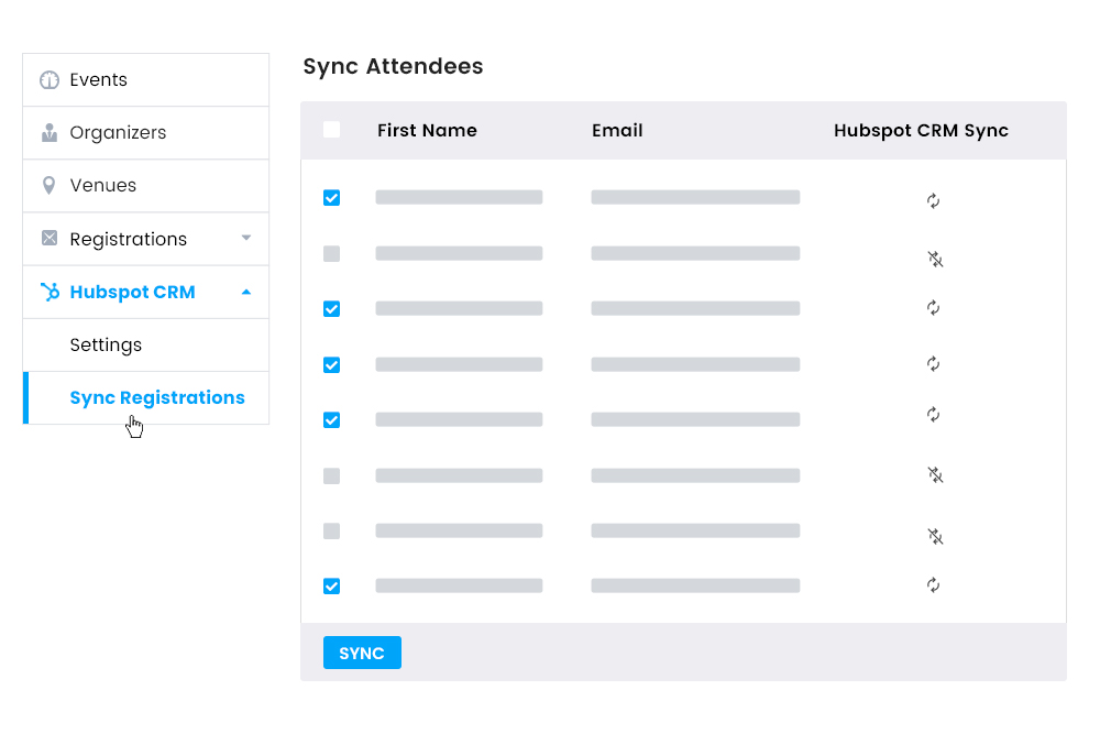 Wp Event Manager Hubspot Crm Manual Syncing At Frontend