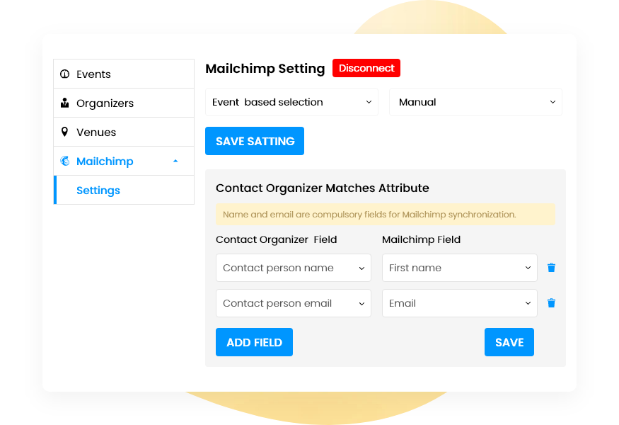 Contact Organizer Integration