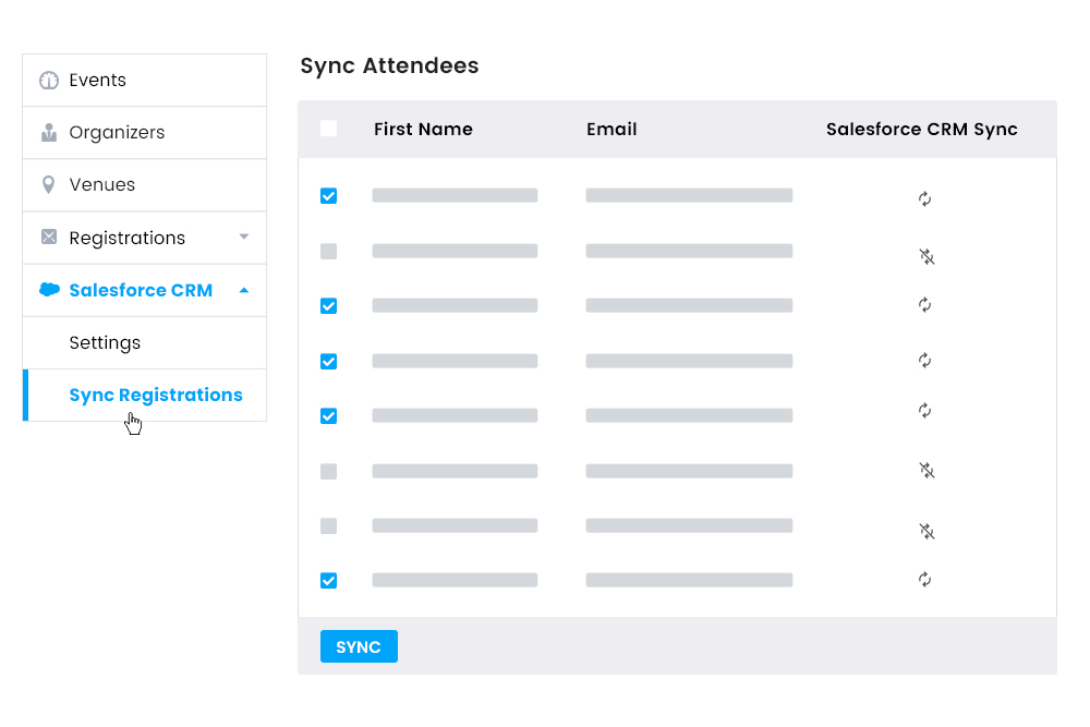 Wp Event Manager Salesforce Crm Manual Syncing At Frontend