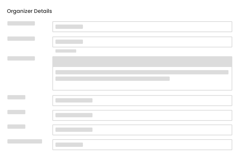 Adding Organizers At Frontend