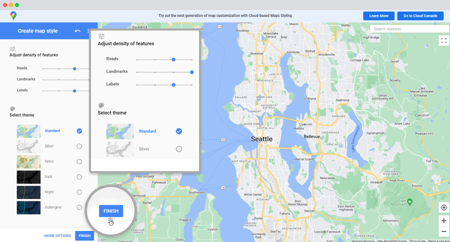 google map theme