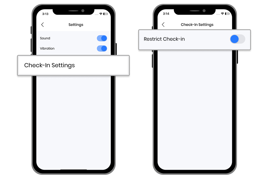 The Restrict Check-In