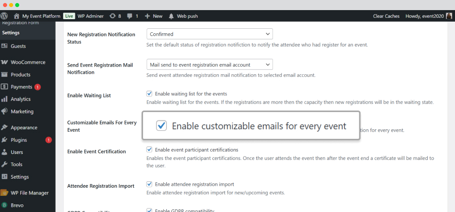 Customize Your Email