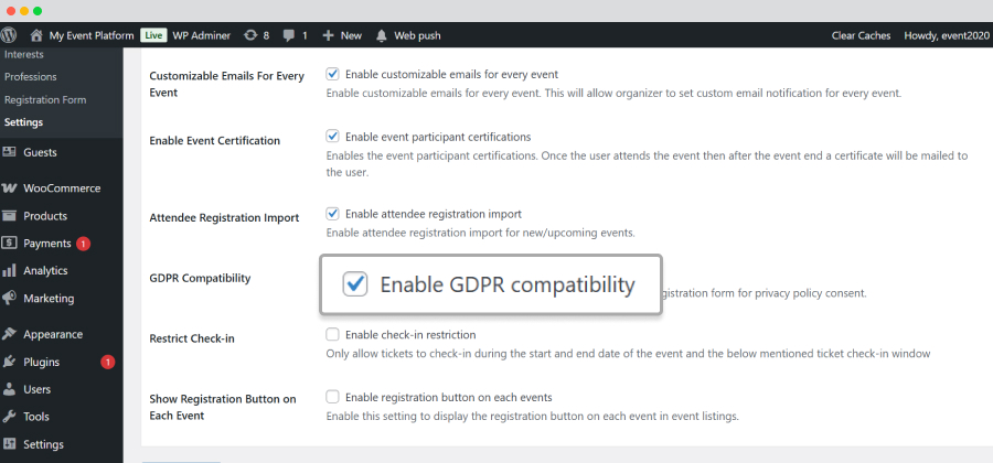 Gdpr Compatibility