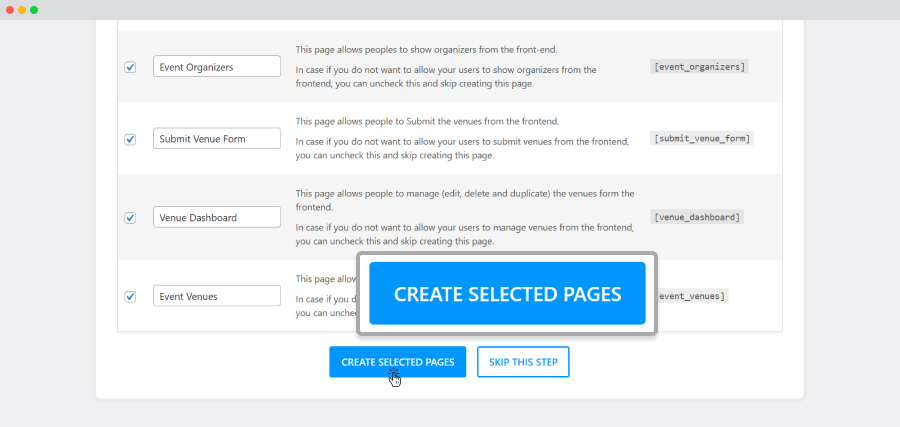 Wp Event Manager Installation Step 1