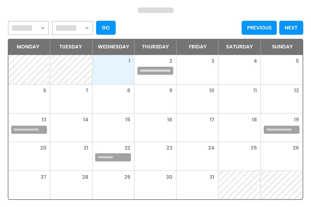 Shortcode Calendar