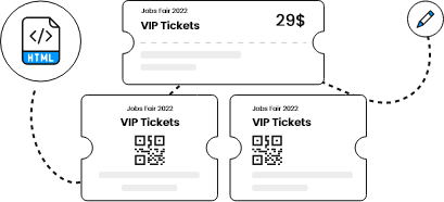 Customizable Ticket Templates Customizable Ticket Templates