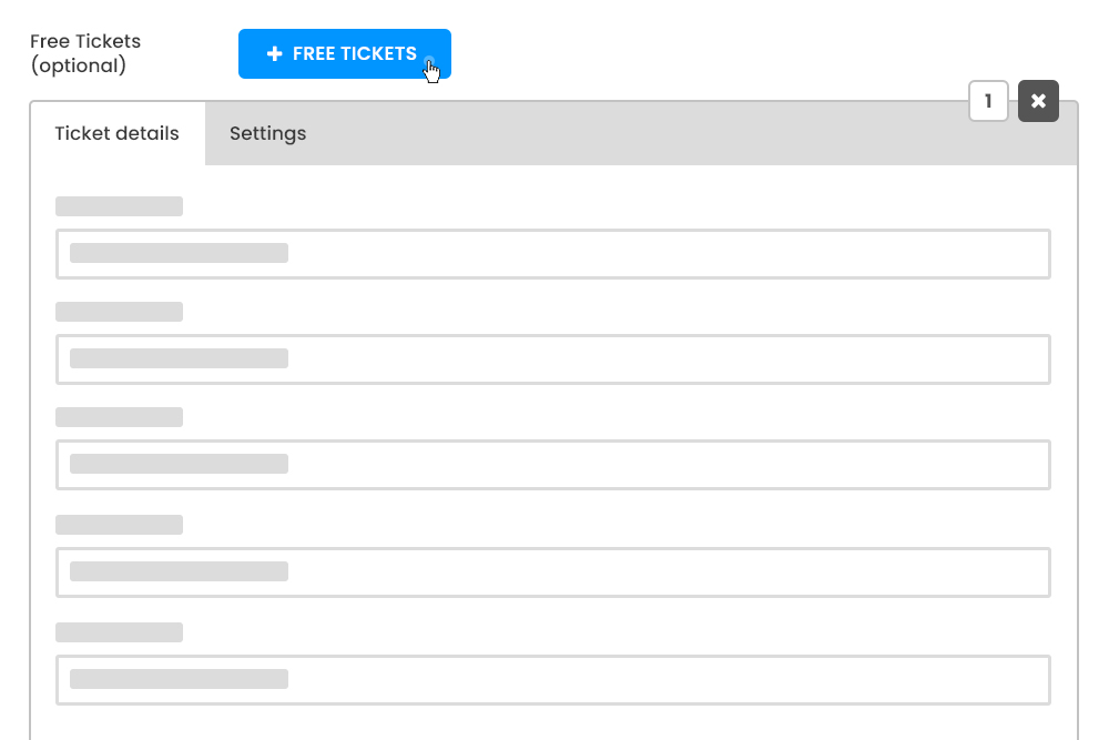 Free Ticket Details