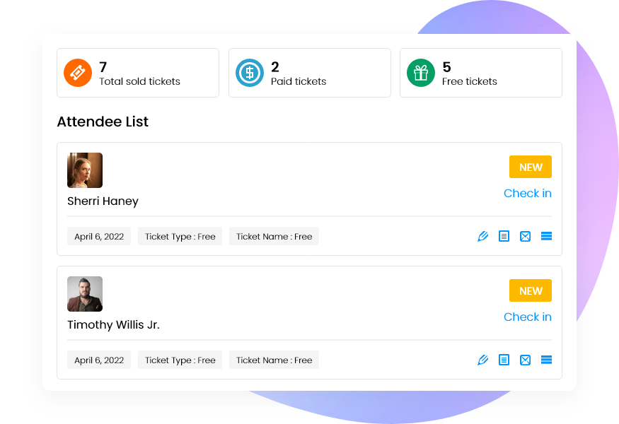 Registration Dashboard