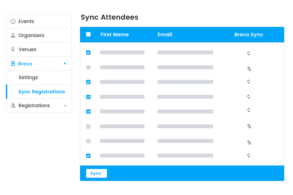 Frontend Brevo Sync Registrations
