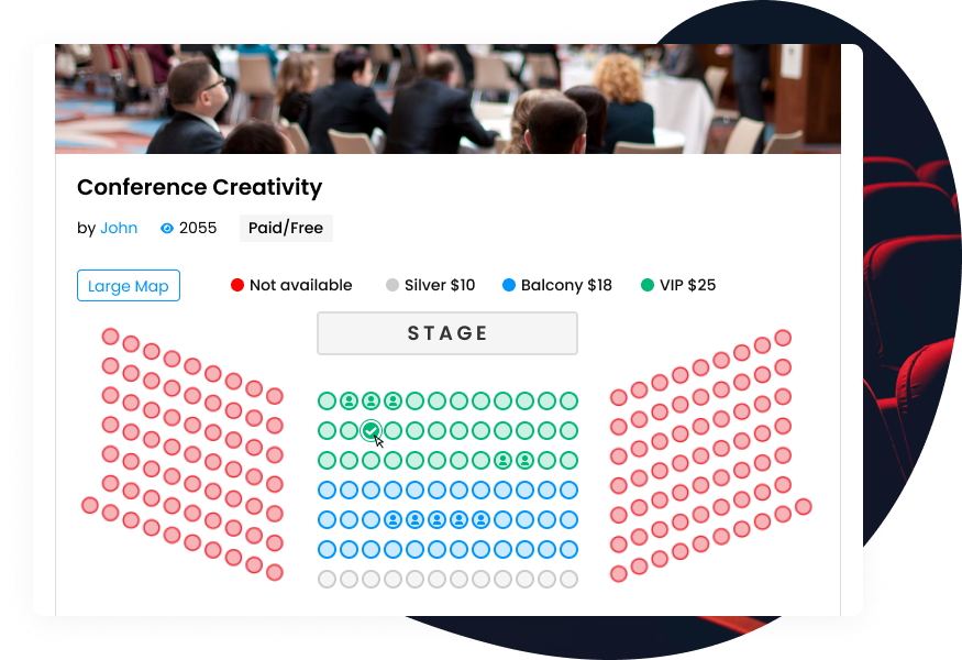 Seating Maps On Event Pages Seating Maps On Event Pages
