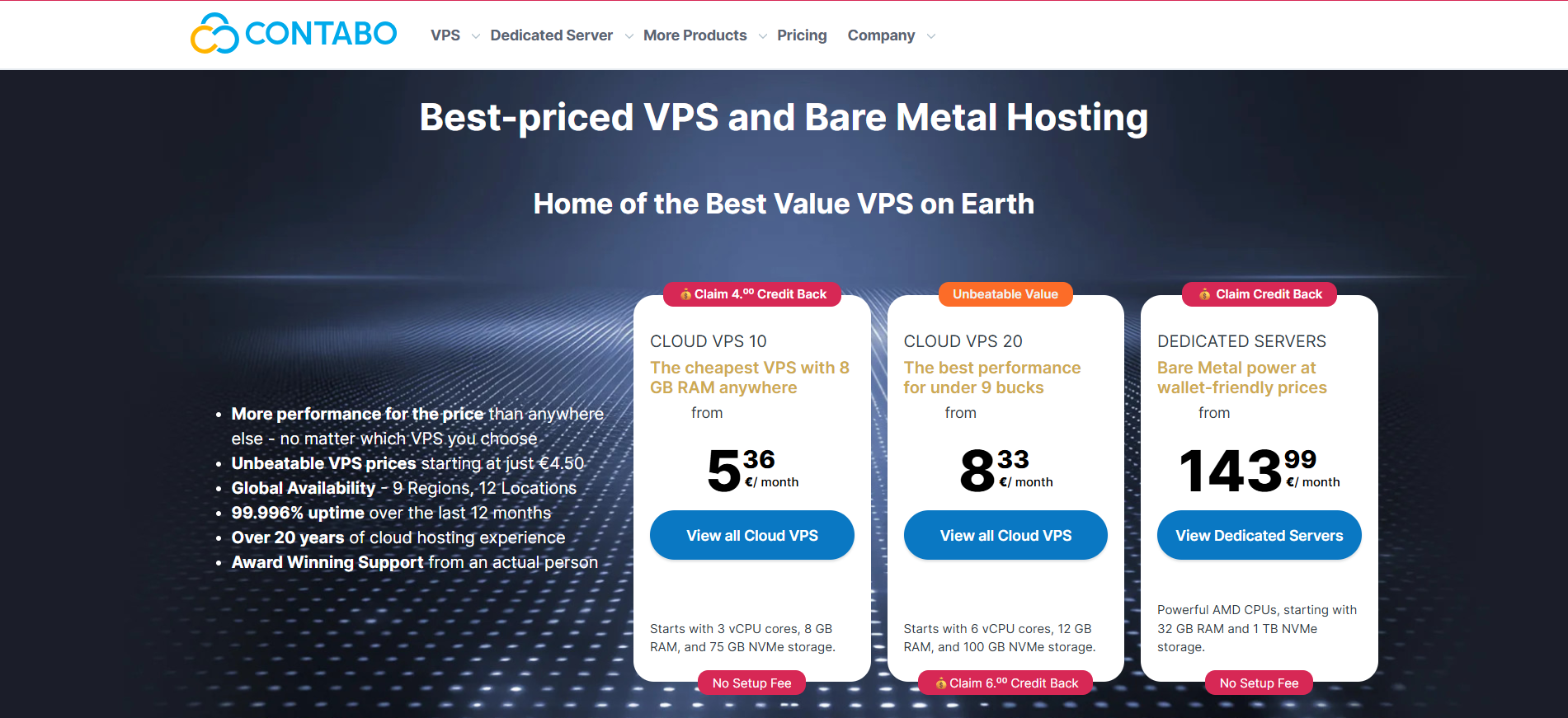 Contabo Kinsta Hosting