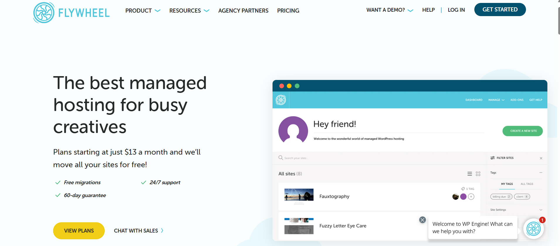 Flywheel Kinsta Hosting