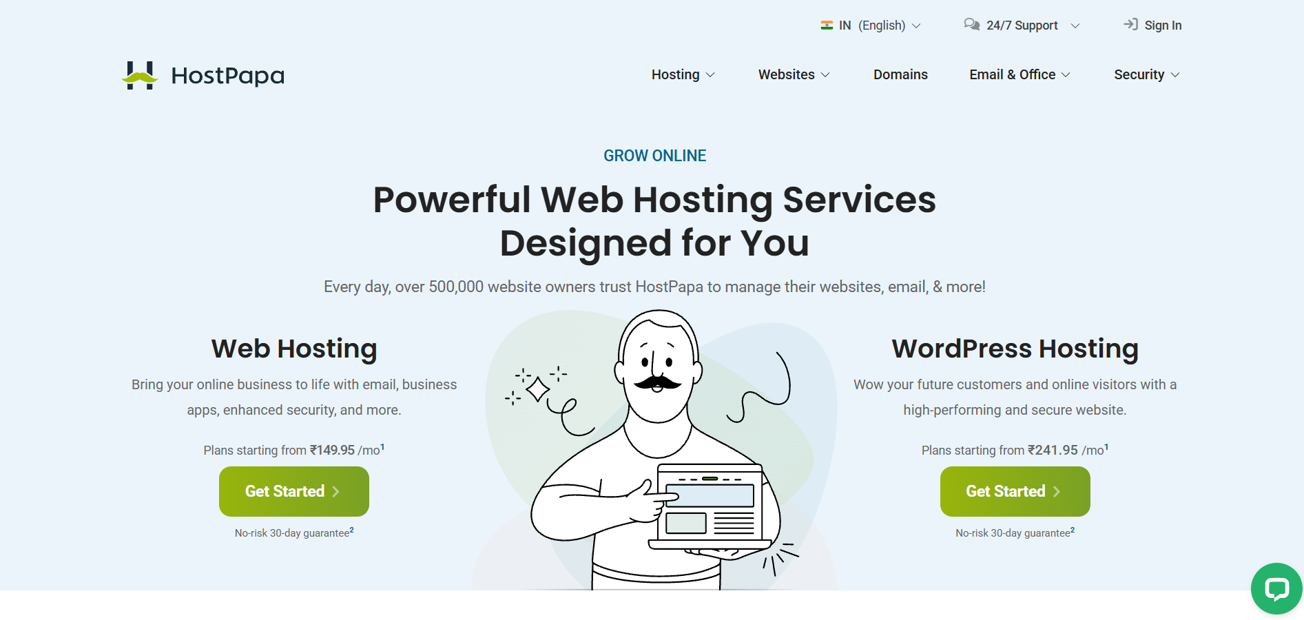 HostPapa Kinsta Hosting