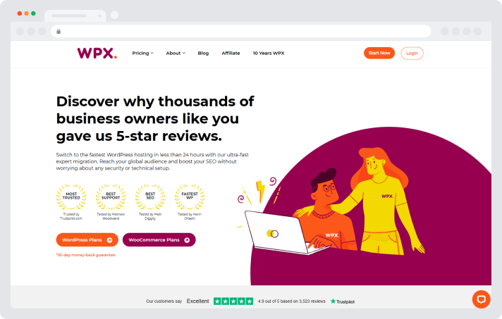kinsta hosting