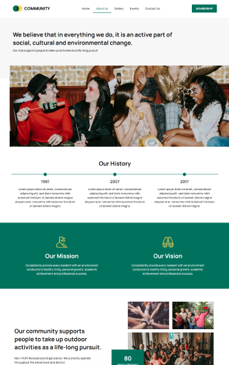 Community Template About