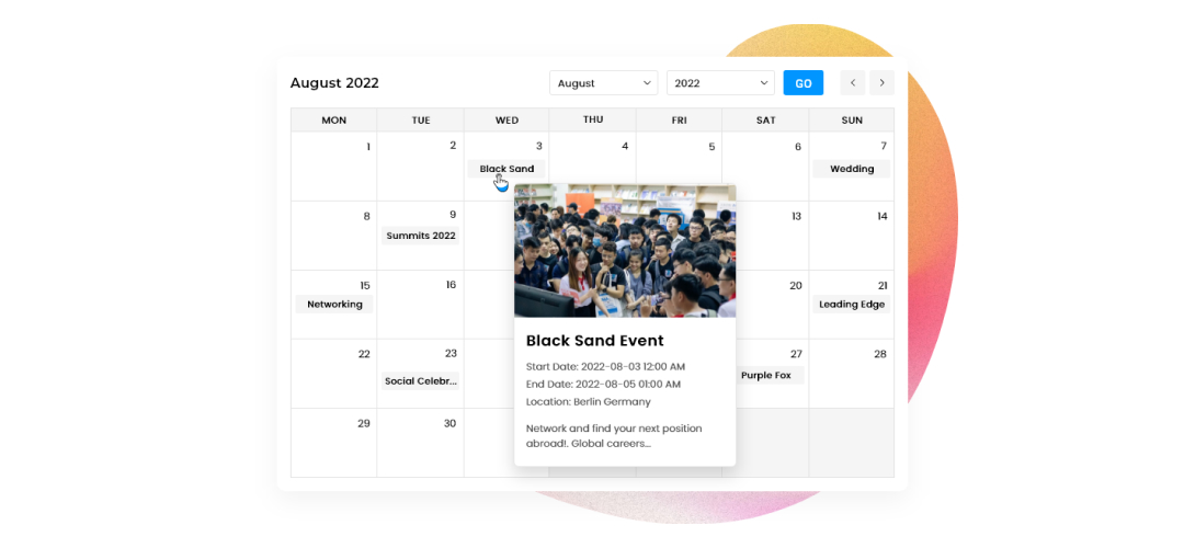 Quick Calendar View