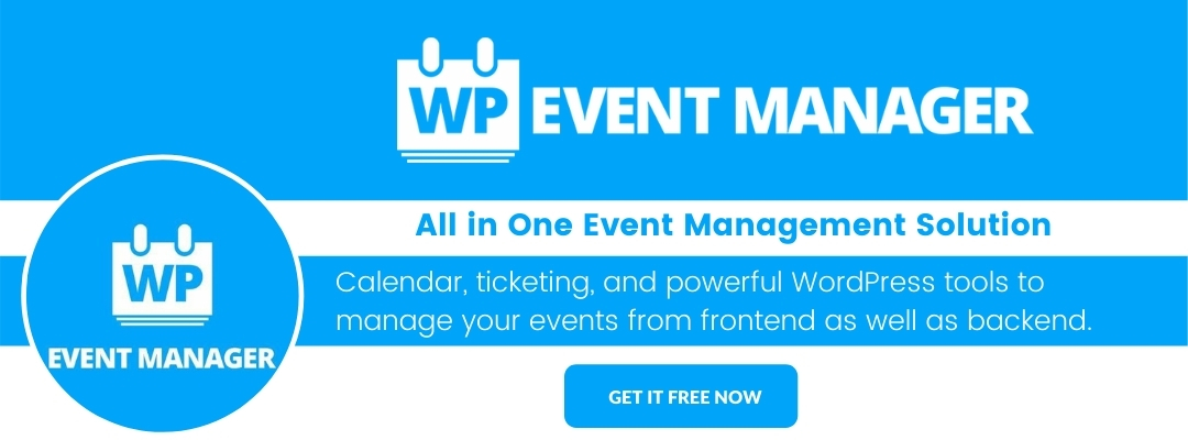 Wp Event Manager