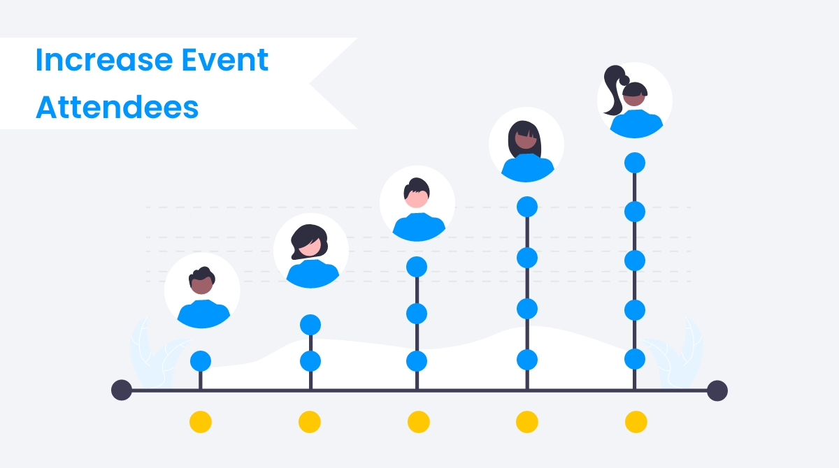 How can you increase attendees for your website event