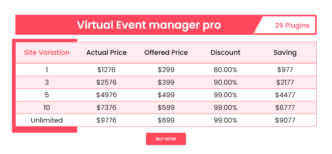 Virtual Event Manager Pro