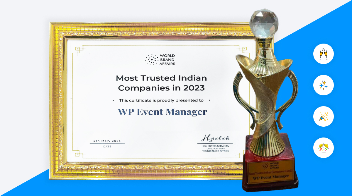 WP Event Manager: One of The Most Trusted Indian Companies in 2023