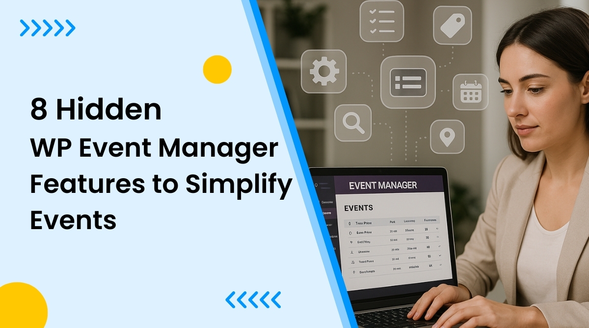 wp event manager features