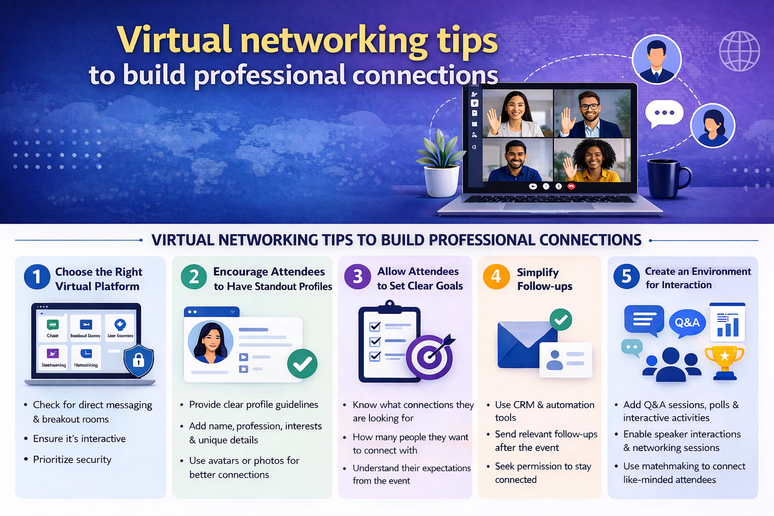 5 Outstanding Virtual Networking Tips to Build Professional Connections virtual networking tips