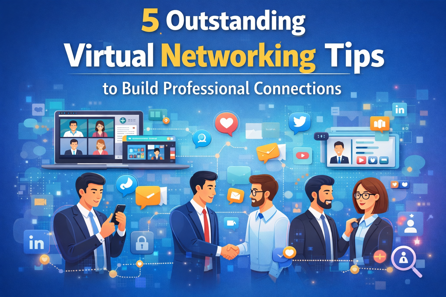 5 Outstanding Virtual Networking Tips to Build Professional Connections virtual networking tips
