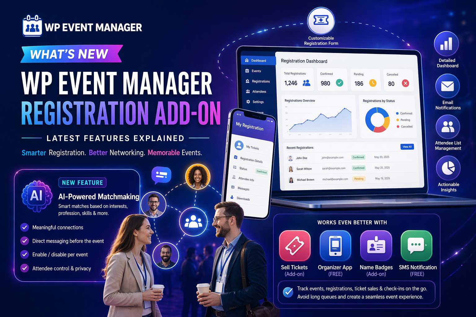 wp event manager registration add-on