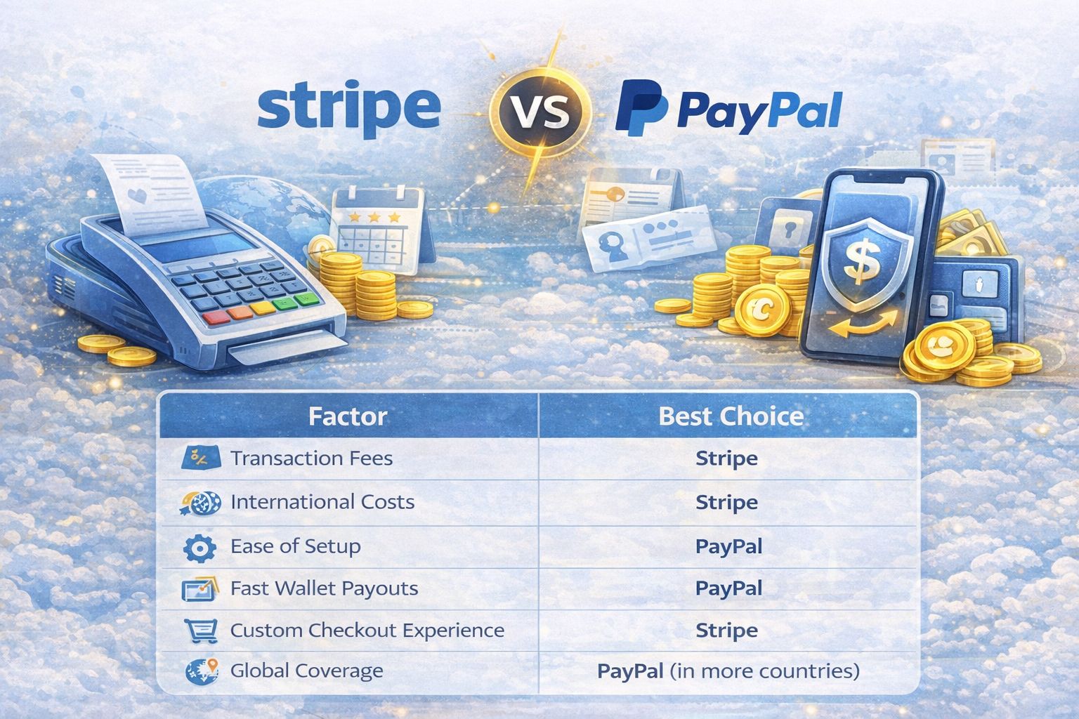 stripe vs paypal