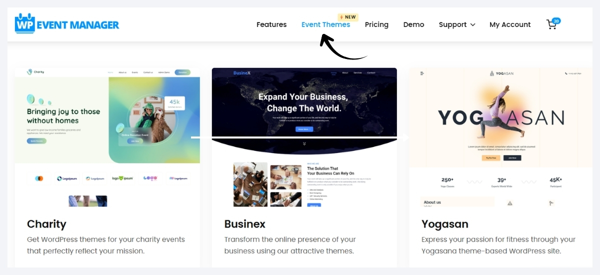 wordpress event management