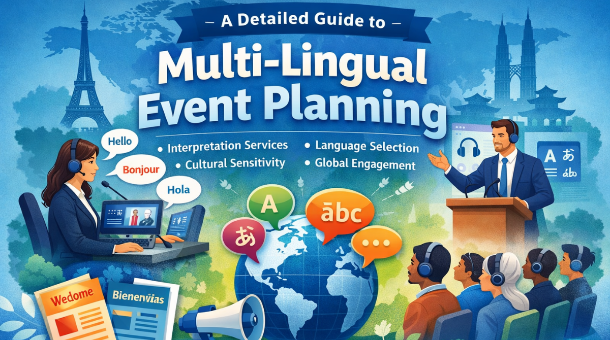 multi-lingual event planning