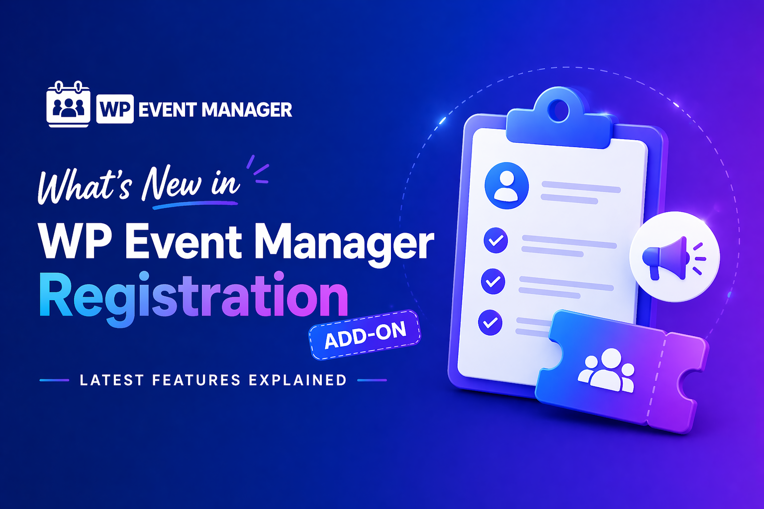 Wp Event Manager Registration Add On